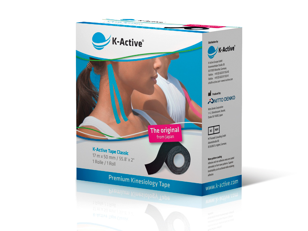 K-Active-Tape Classic schwarz