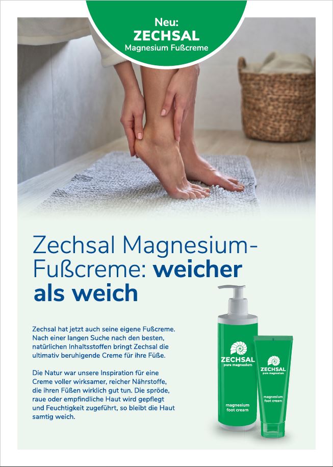 ZECHSAL Flyer Magnesium Fußcreme