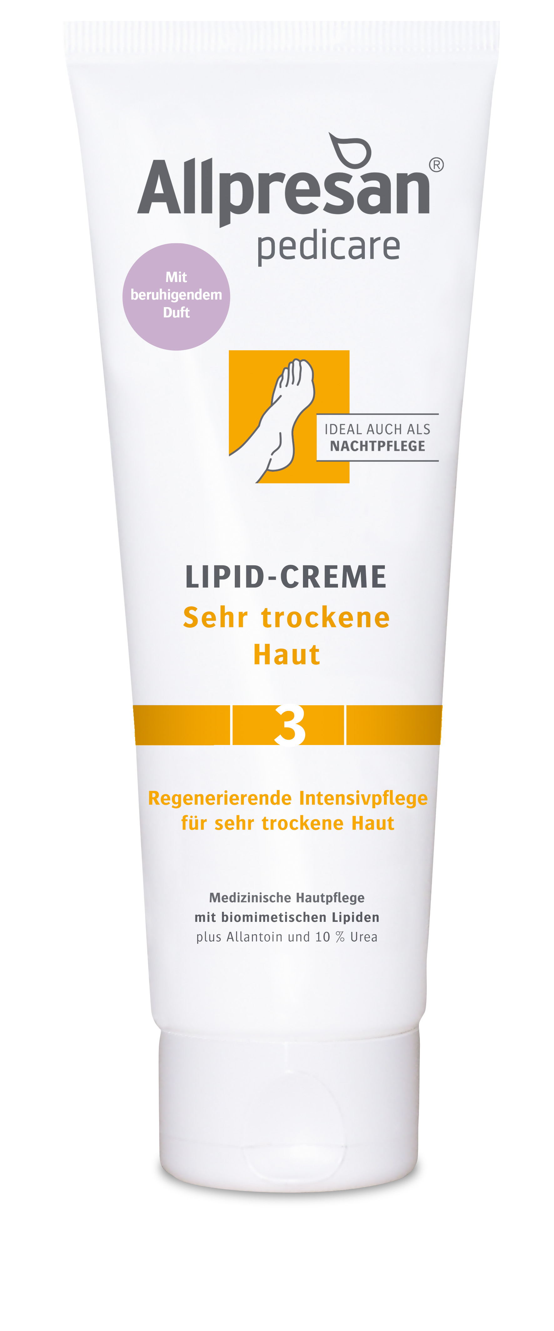 Allpresan pedicare (3) Sehr trockene Haut Lipid-Creme mit beruhigendem Duft