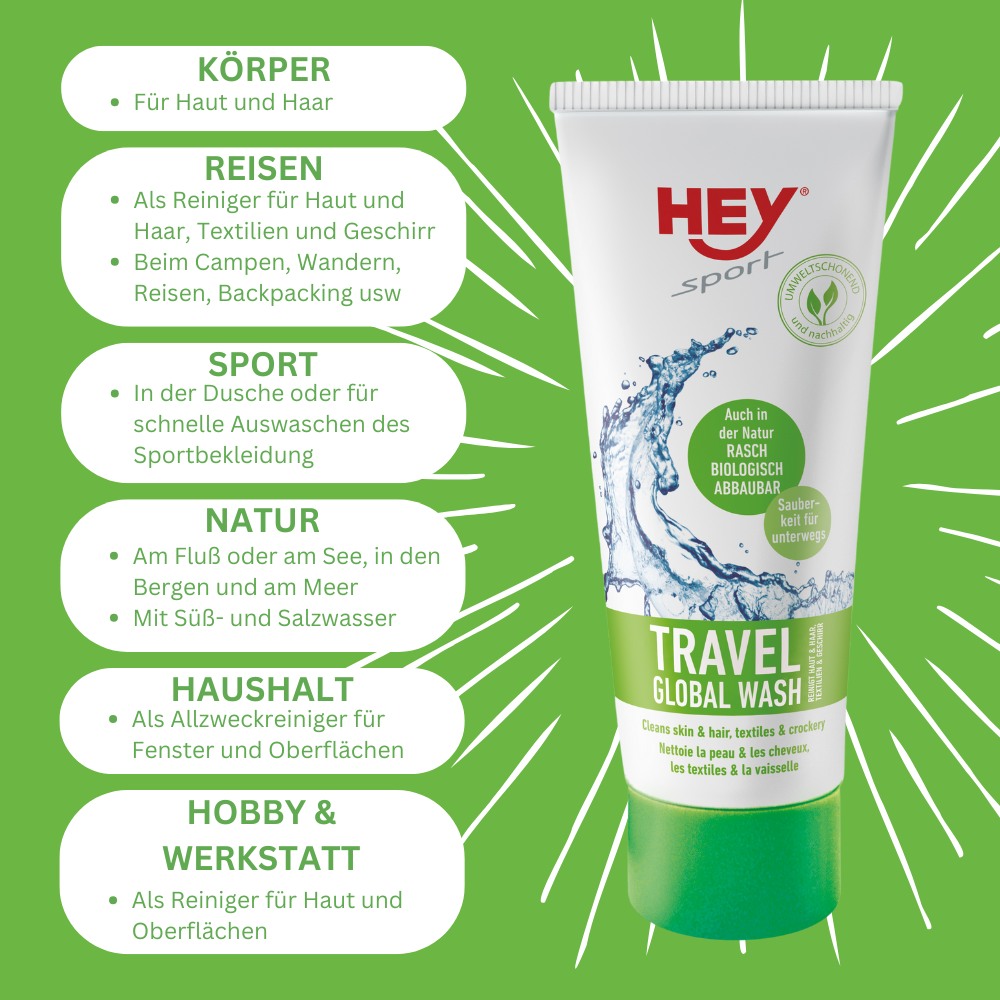HEY SPORT® Travel Global Wash