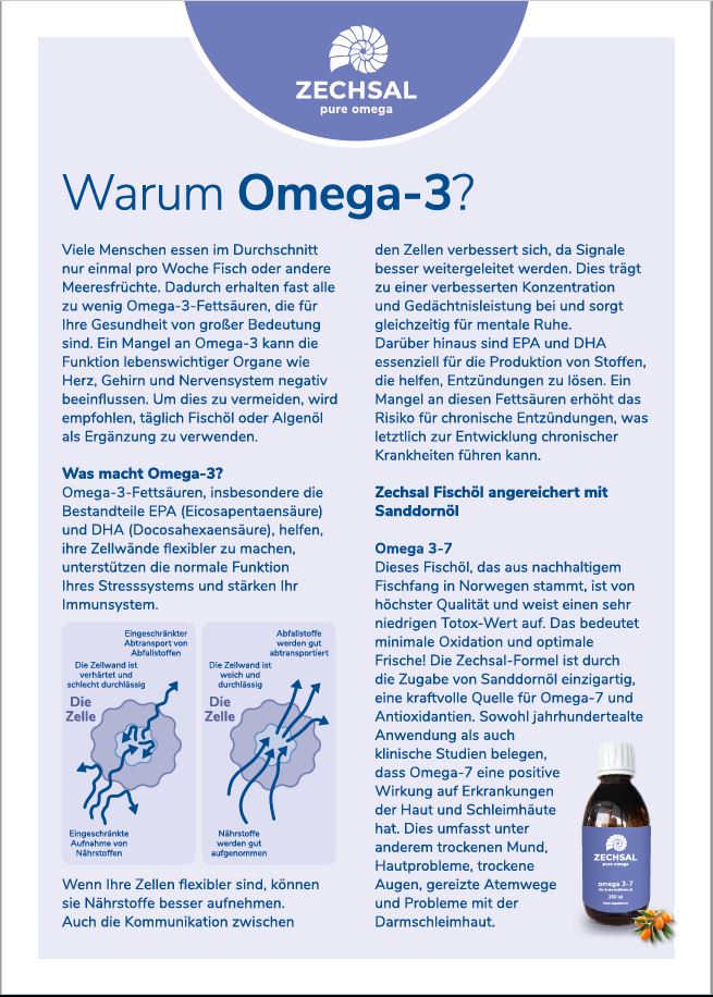 ZECHSAL Flyer Omega-3